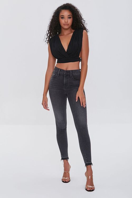 Pleated Surplice Crop Top | Forever 21 (US)