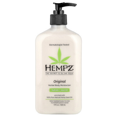Hempz, Herbal Body Moisturizer, Original, 17 fl oz (500 ml) | iHerb