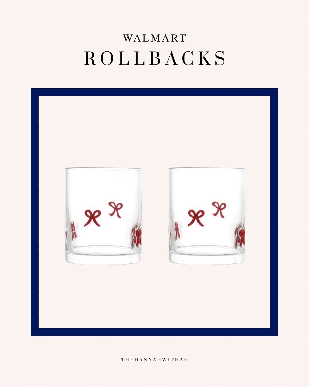 Walmart has really upped their glassware game, and these sets are on rollback right now ‼️

#LTKHome