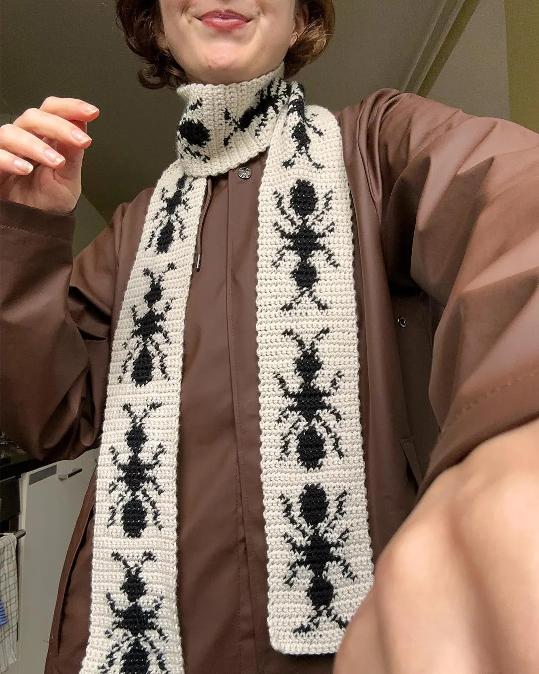 Ant Scarf Crochet Pattern | Beginner Level Tapestry Project - Etsy | Etsy (US)