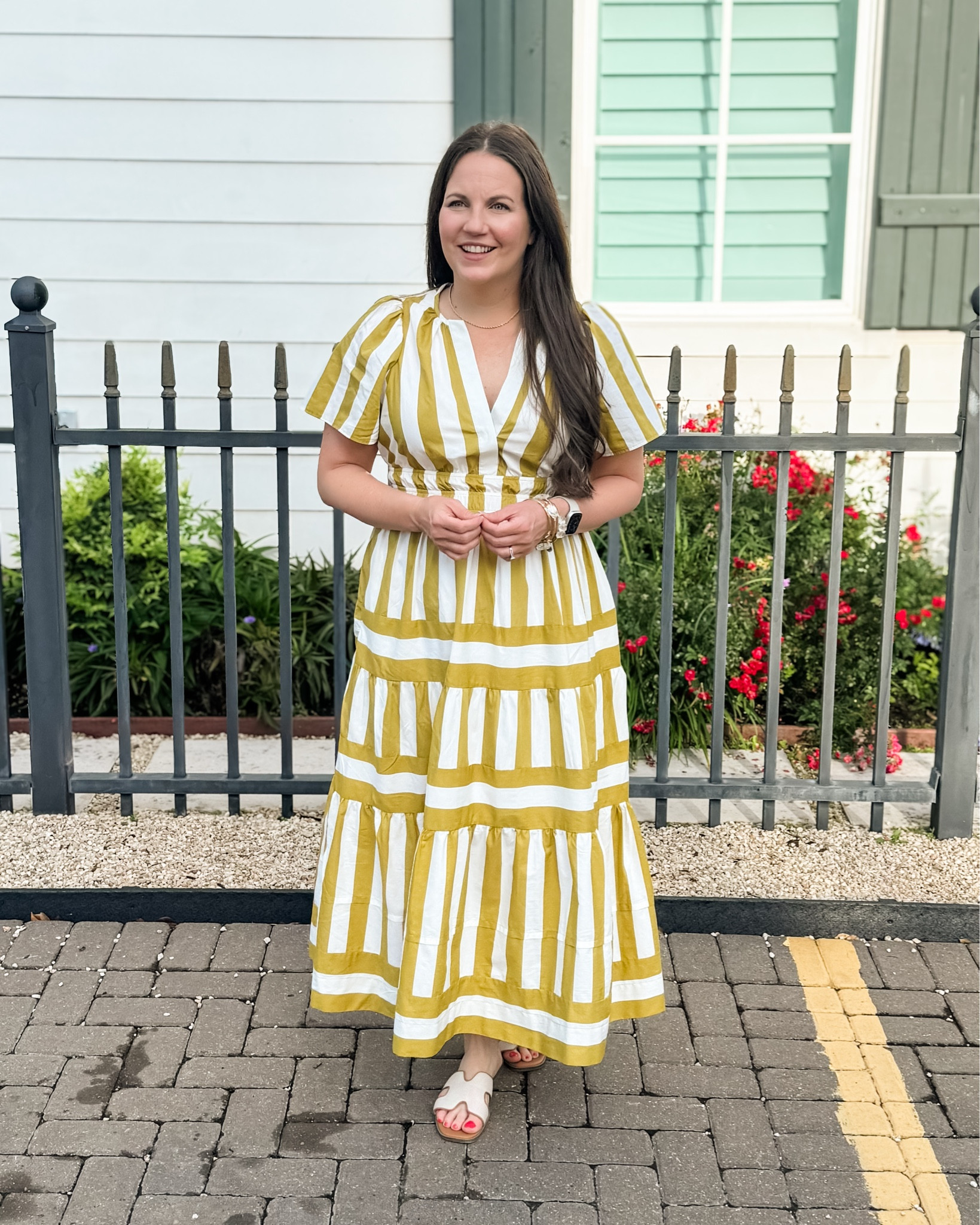 This yellow and white striped maxi dress is on sale and quickly becoming one of my favorite summer finds! With its easy flowy silhouette, flattering fit, and lightweight feel, it’s the perfect dress for staying cool while still looking polished.

Whether you’re putting together chic summer outfits, looking for an effortless work dress, packing a vacation dress, or simply need an elevated everyday look, this versatile maxi does it all. Pair it with sandals for a casual day out, heels for the office, or wedges and statement jewelry for a dressier summer look.

If you’re shopping summer dresses on sale, this one is definitely worth adding to your cart before it’s gone!

#LTKSeasonal #LTKWorkwear #LTKSaleAlert