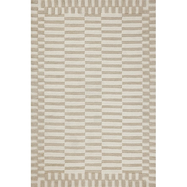 Bradley BRL-02 Ivory/Beige Wool Hand-Tufted Area Rug | Rugs Direct