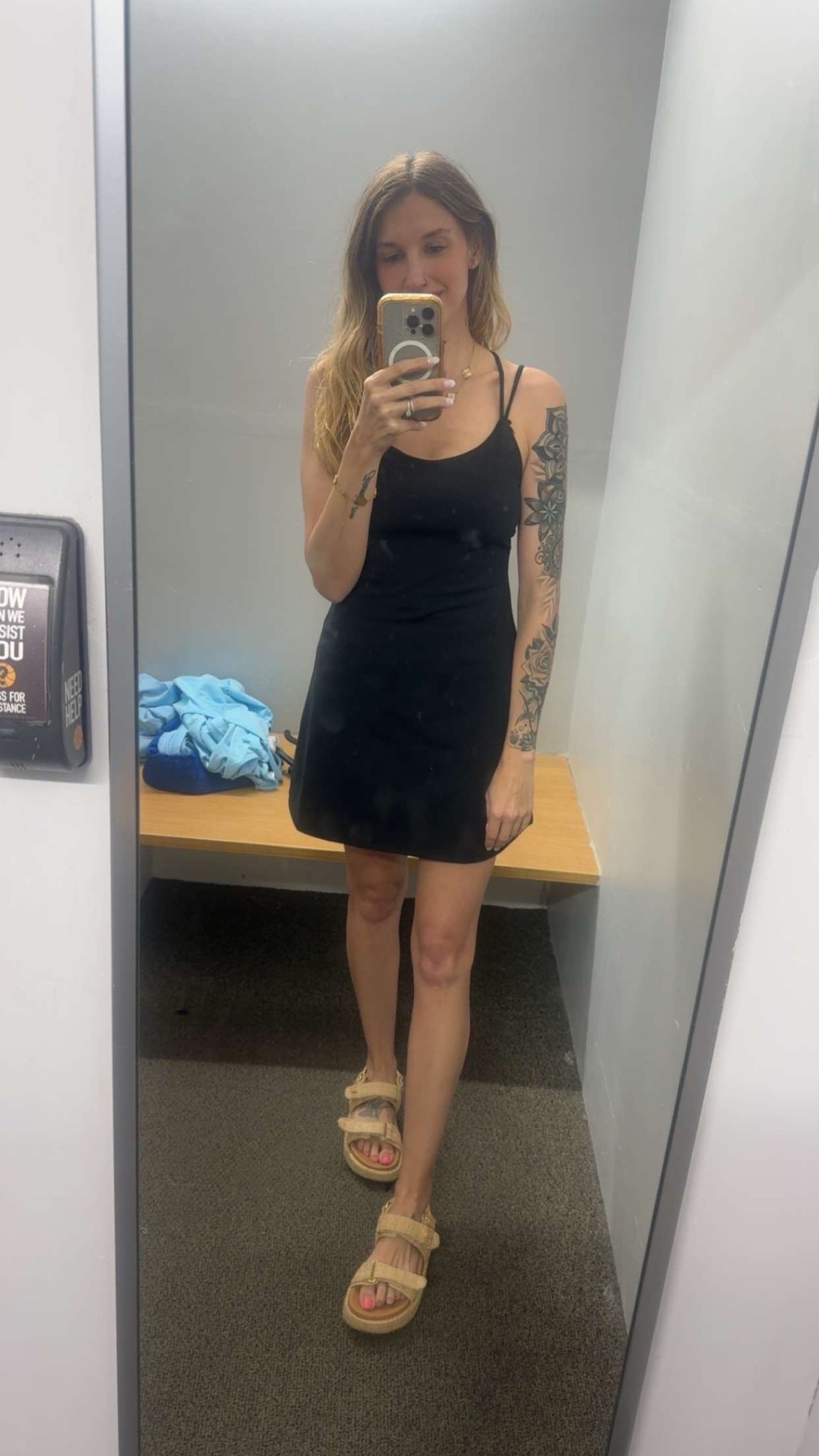 Cute and casual everyday dress from target. An affordable quick outfit! There is a built in bra (no shorts though) honestly it’s the perfect little black dress.

#LTKootd #LTKmomlife #LTKActive