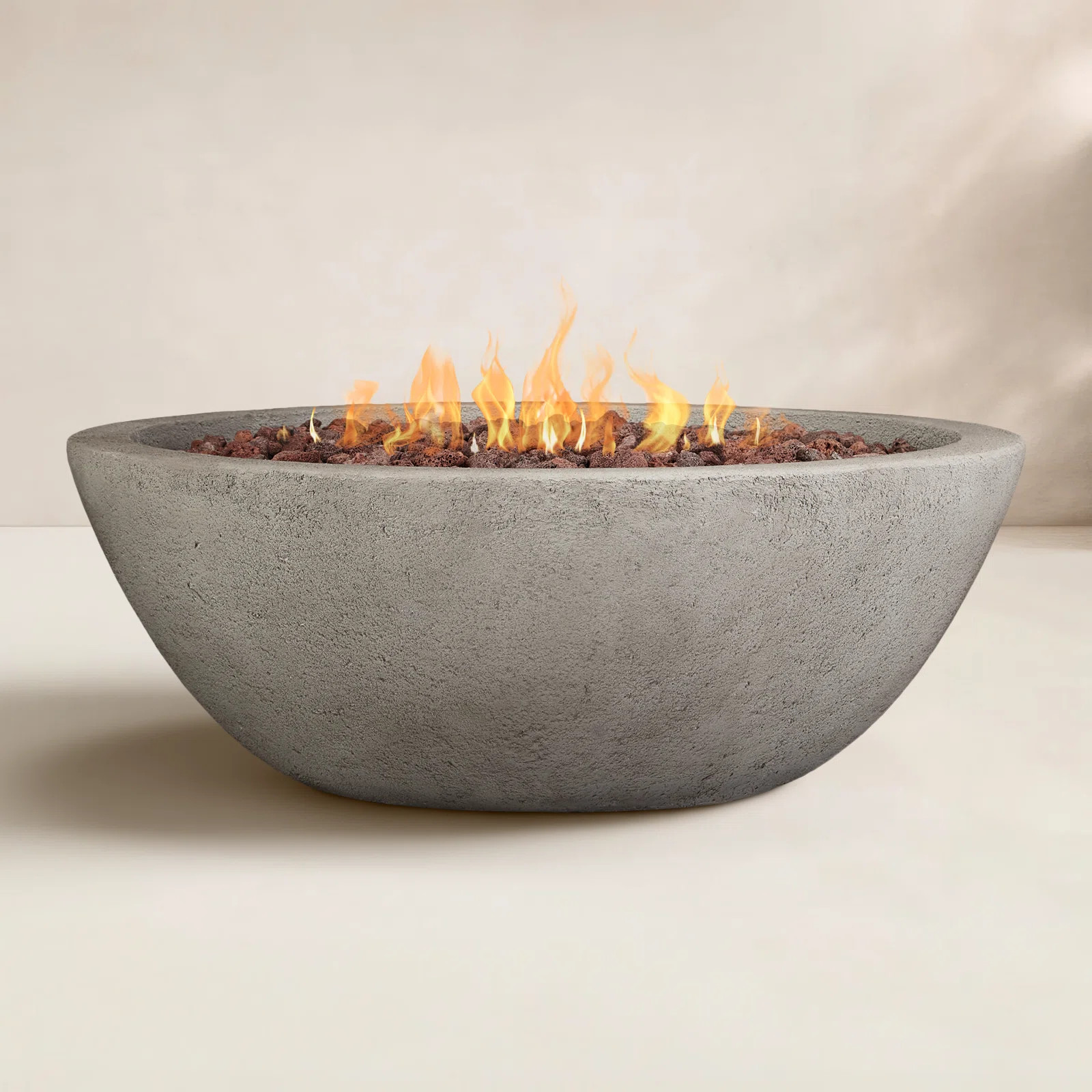 RIVERSIDE Propane Fire Bowl with Natural Gas Conversion Kit by Real Flame | Birch Lane