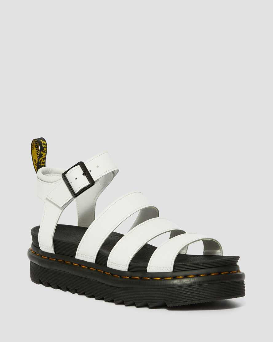 DR MARTENS Blaire Hydro Leather Strap Sandals | Dr Martens (UK)