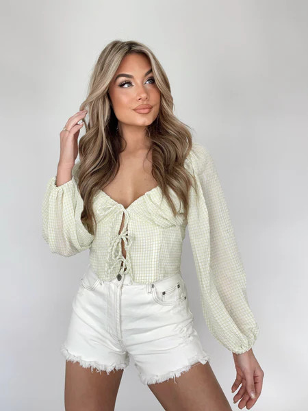 Sweet Sippin Tie Top | Lane 201 Boutique