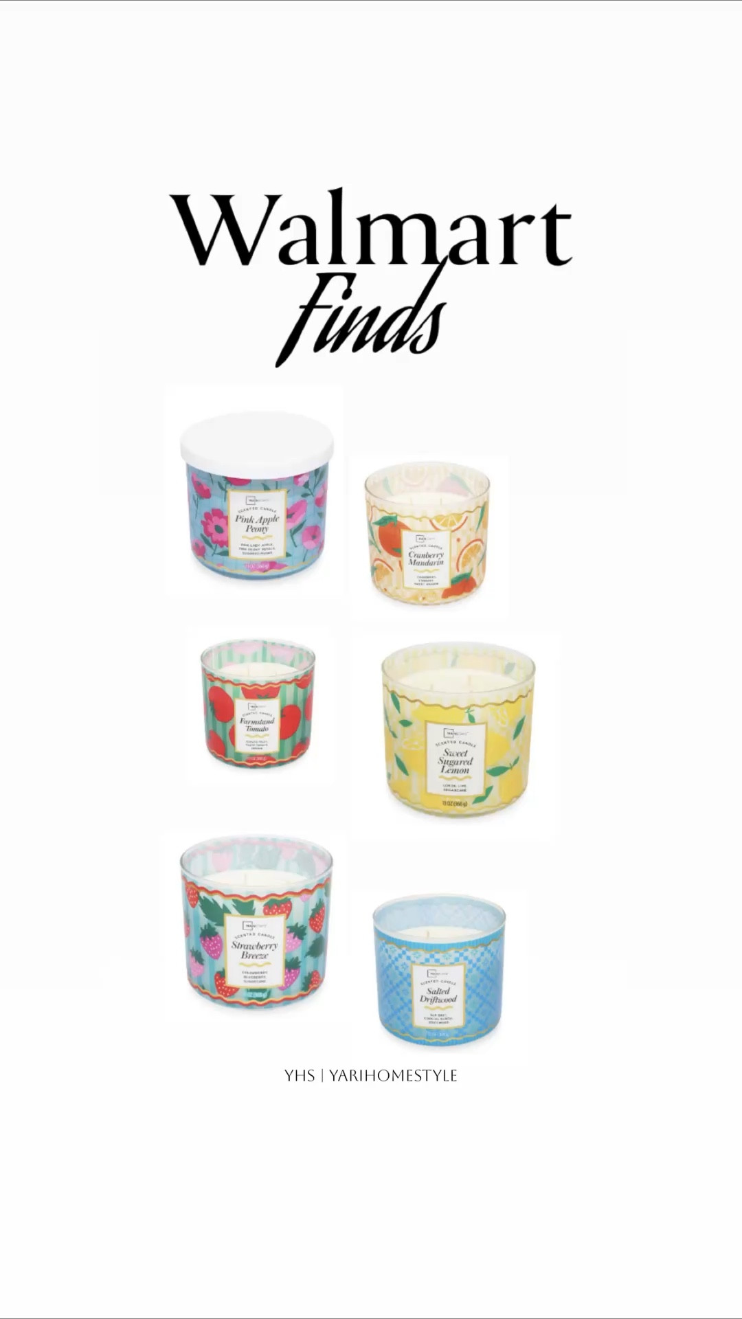 Velas de temporada!

YHS | Yarihomostyle 

#walmartfinds#season

#LTKSeasonal #LTKdayinmylife