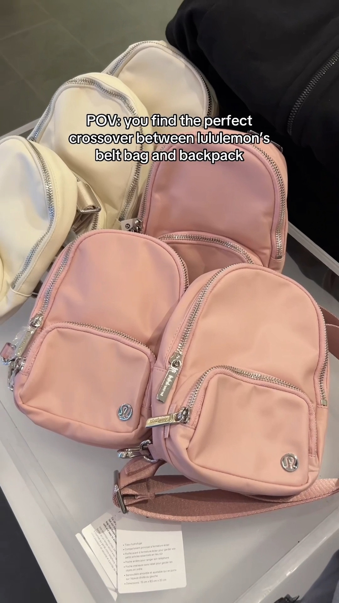 Lululemon’s “Everywhere Small Sling Bag”! The perfect mix between a belt bag and backpack ✨

#lululemon #bag #travel #purse #backpack #beltbag 

#LTKItBag #LTKTravel #LTKStyleTip