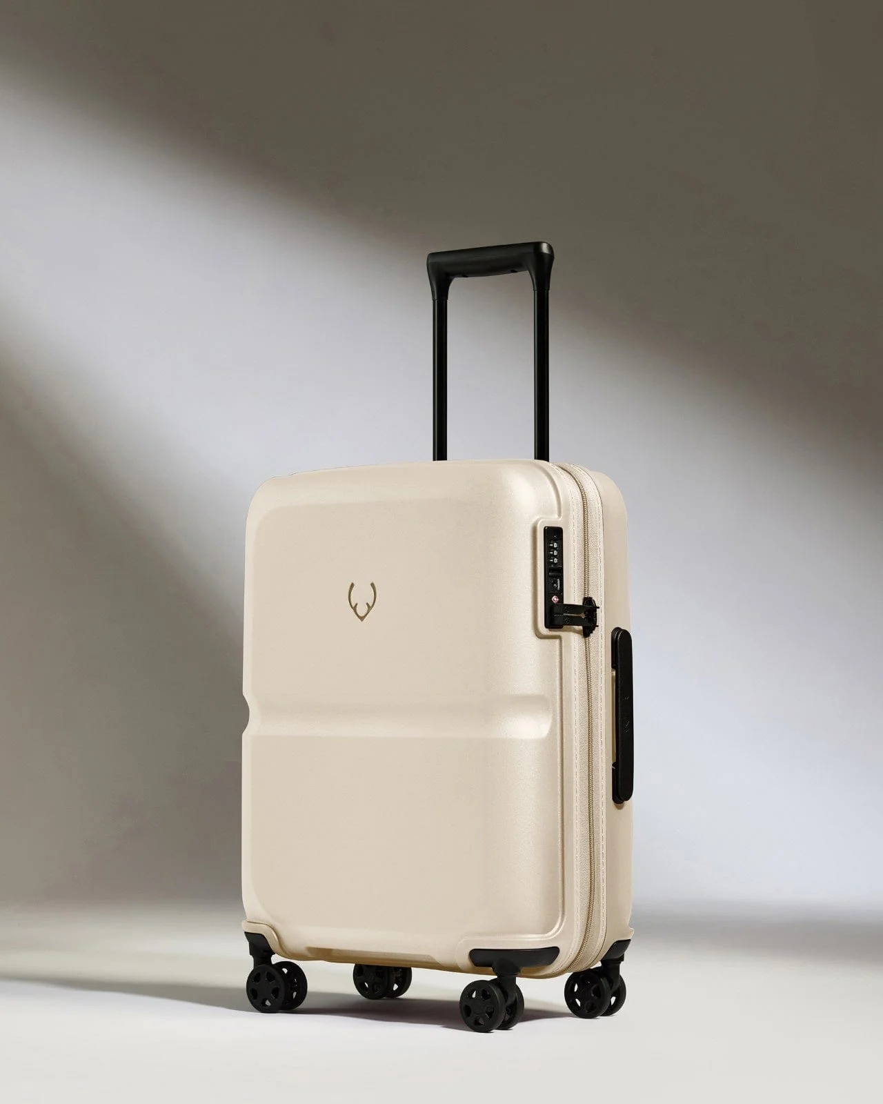 Cabin Suitcase in Beige - Single Stripe | Cabin Bag & Hard Luggage | Antler UK