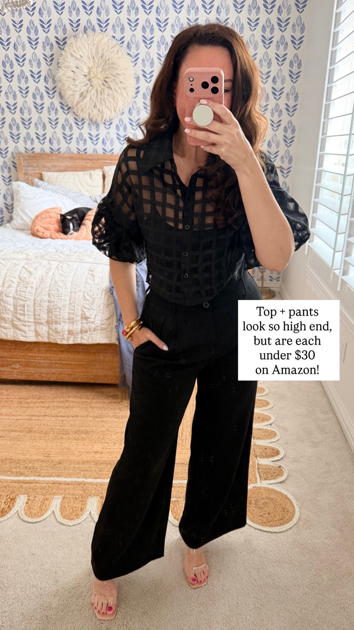 Amazon for the win! 
Top is size small, sevrral color ways! Love the white too! 
Pants are pleated and great quality. Tts
Super chic pieces, each under $30
.


#LTKootd #LTKOver40 #LTKWorkwear