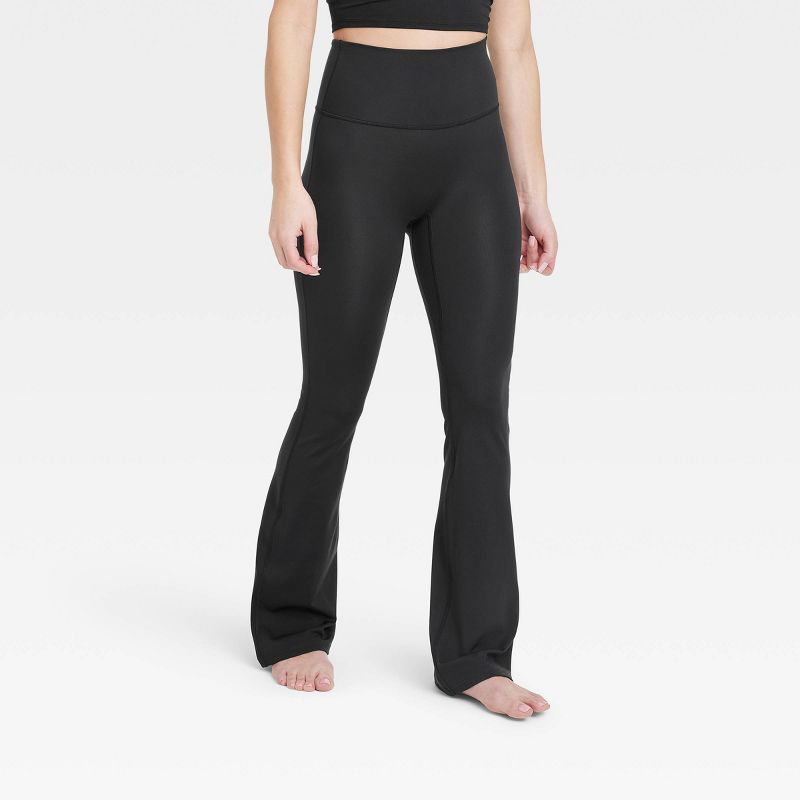 Women's Brushed Sculpt Ultra High-Rise Flare Leggings - All in Motion™ | Target