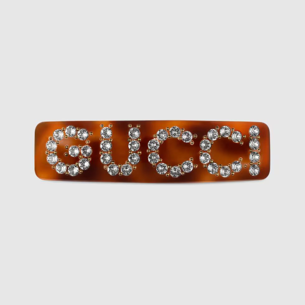 Pince à cheveux en cristaux Gucci | Gucci FR
