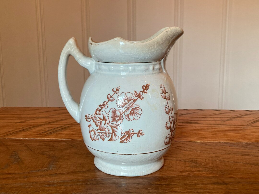 Antique Transferware Pitcher | Etsy (US)