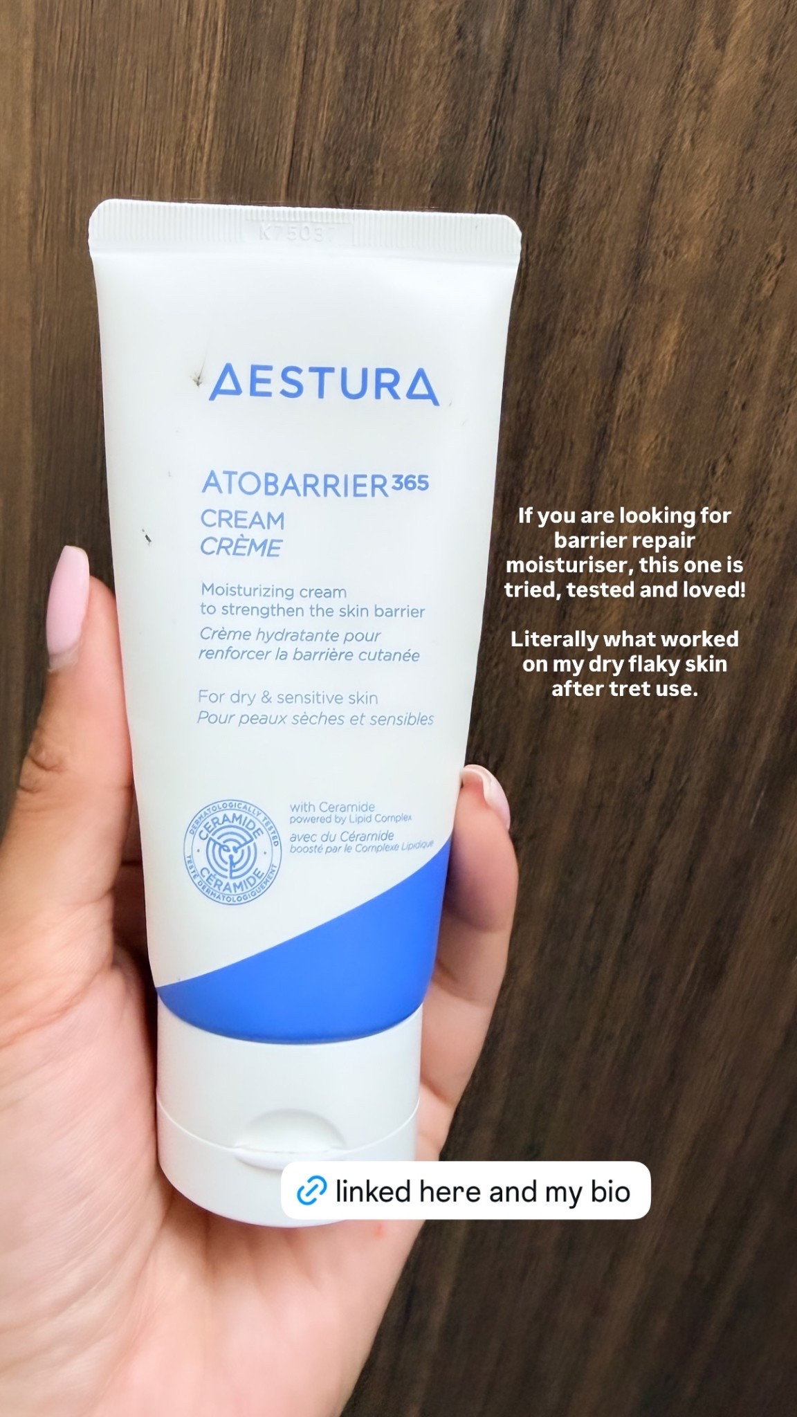If you are looking for barrier repair moisturiser, this one is tried, tested and loved! 

Literally what worked on my dry flaky skin after tret use.
