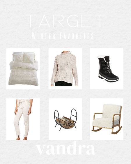 Target winter favorites

Target
Target winter 
Target finds 
Target favorites
Target women’s apparel
Gifts for her
Gifts for women
Gift guide for her
Gift ideas for her
Gifts for mom
Gifts for daughter
Gifts for sister
Gifts for bff
Gifts for teen girls
Women's long sleeve set
Women's long sleeve lounge set
Loungewear
Women's loungewear
Beige loungesets
Gifts for her under $20
Gifts for her under $25
Gifts for her under $50
#cyberweek
Christmas 
Holidays
Christmas favorites 
Christmas finds
Gift favorites for her
Women’s gifts
Winter boots 
Women’s winter boots
Snow boots
Target boots
Target winter boots
Home
Target home
Rocking chair
Shearing rocking chain
Shearling chair
Shearing furniture 
Sweaters
Sweater
Cable knit sweater 
Women’s sweater
#LTKgiftguide
#LTKstyletip
#LTKunder50
#LTKunder100

#LTKSeasonal #LTKhome #LTKCyberweek