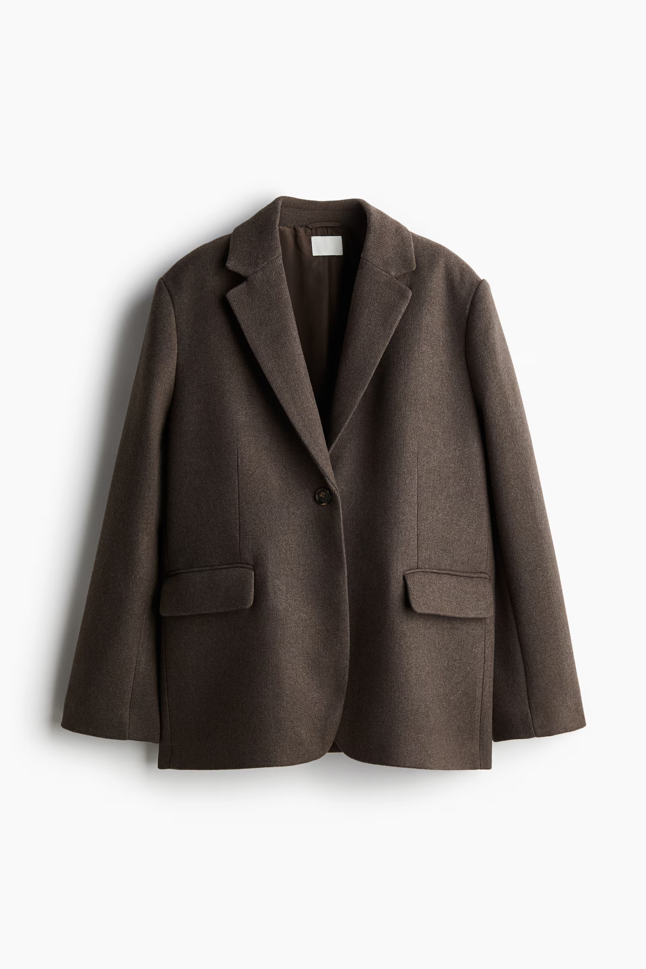 Twill Blazer - Dark brown - Ladies | H&M CA | H&M (US + CA)