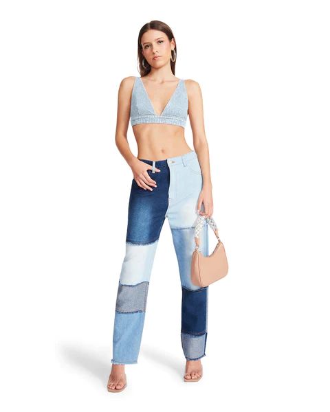 KENDRA BRA TOP DENIM FABRIC | Steve Madden (US)