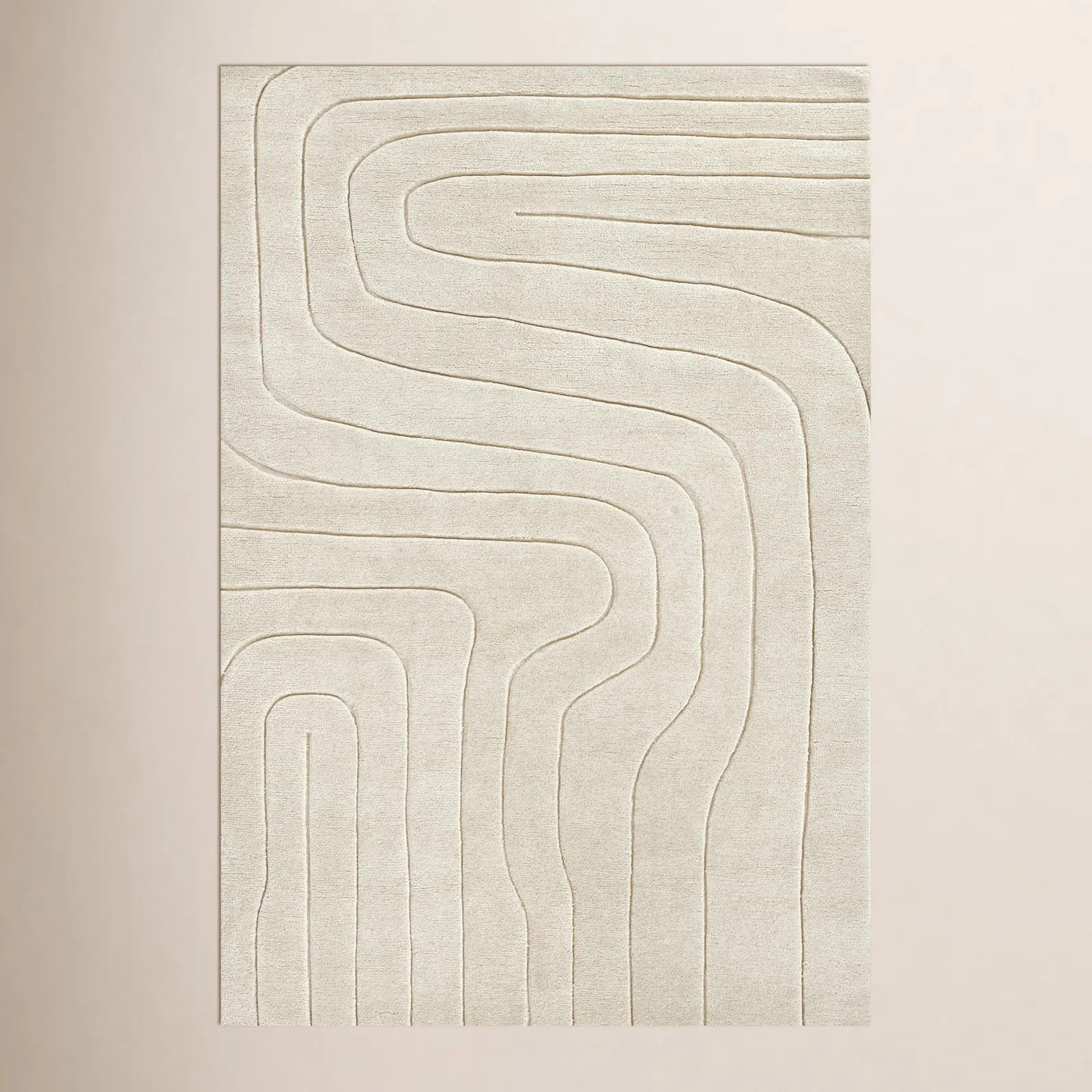 Aelin Geometric Hand Tufted Wool Rug | Joss & Main