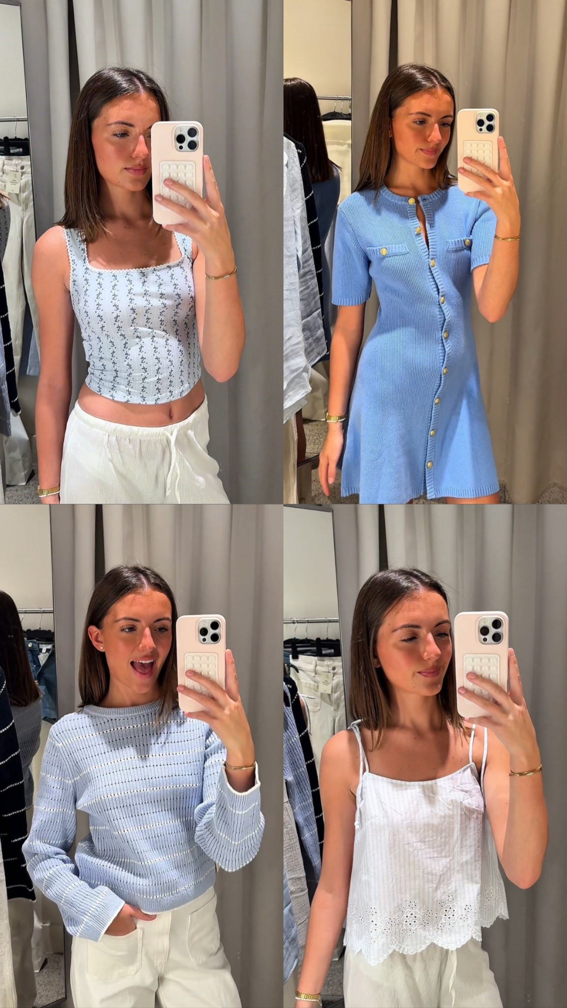 h&m spring new in 🦋✨

summer outfit inspo, spring looks, try on, blue dress, cute tops 

#LTKstyletip #LTKspring #LTKuk