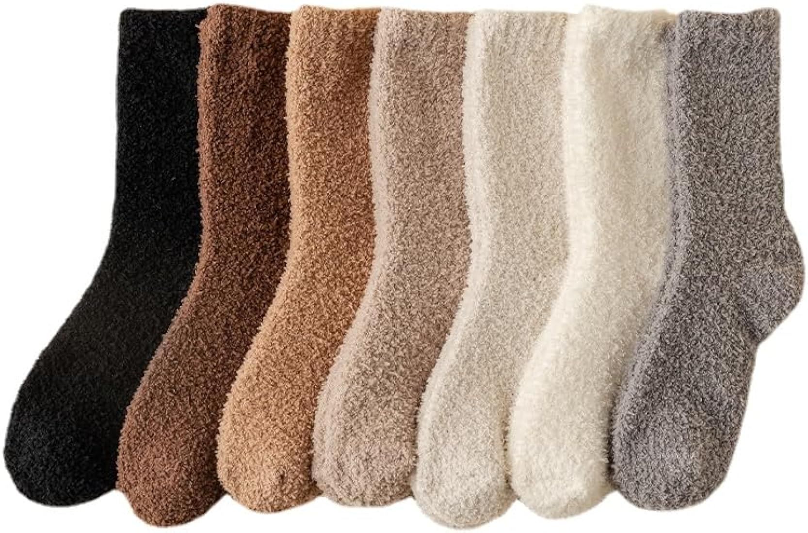 Kelabia Women Fuzzy Socks Warm Fluffy Socks Japanese Thick Slipper Socks Aesthetic Fleece Long So... | Amazon (CA)