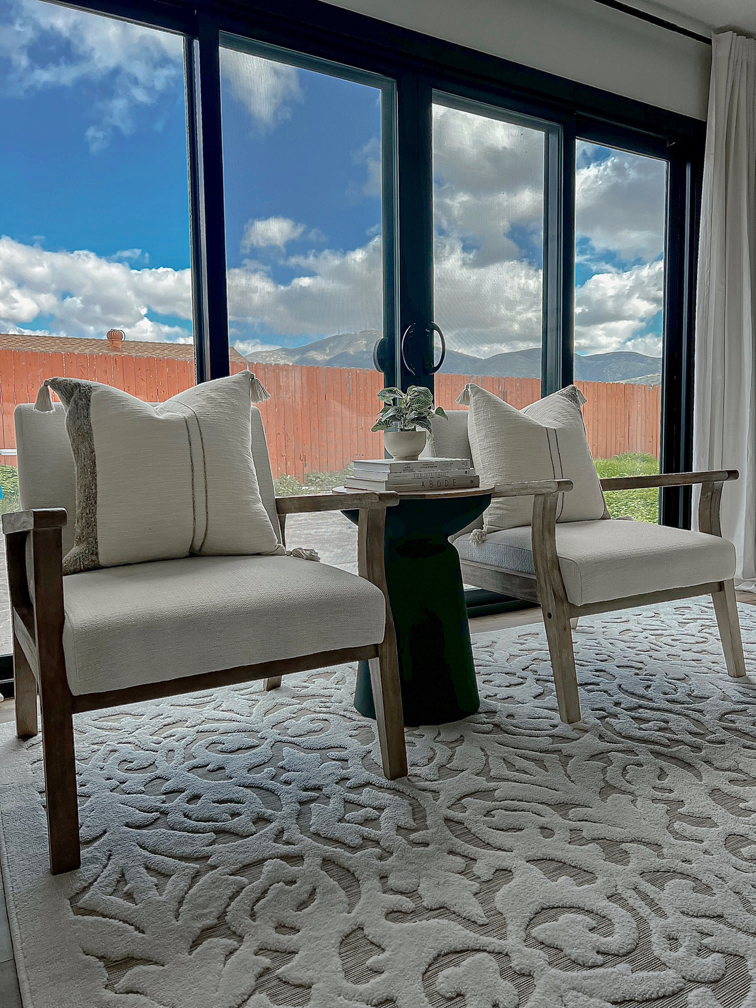 Adding a side table between the chairs change the whole mood of my living room .

#LTKstyletip #LTKGiftGuide #LTKhome