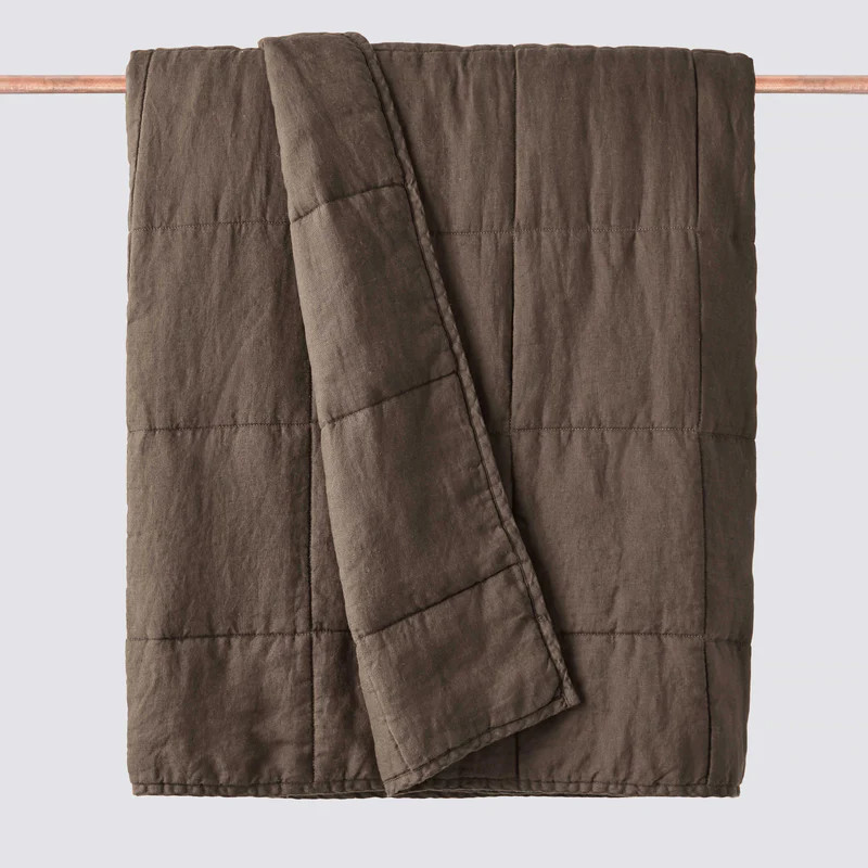 Stonewashed Linen Quilt | The Citizenry