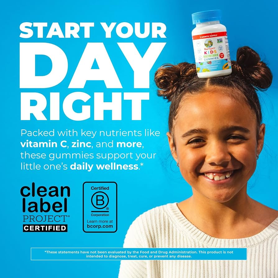 MARYRUTH'S Kids Multivitamin Gummies, Sugar Free, 2 Month Supply, Ages 4+ | Amazon (US)
