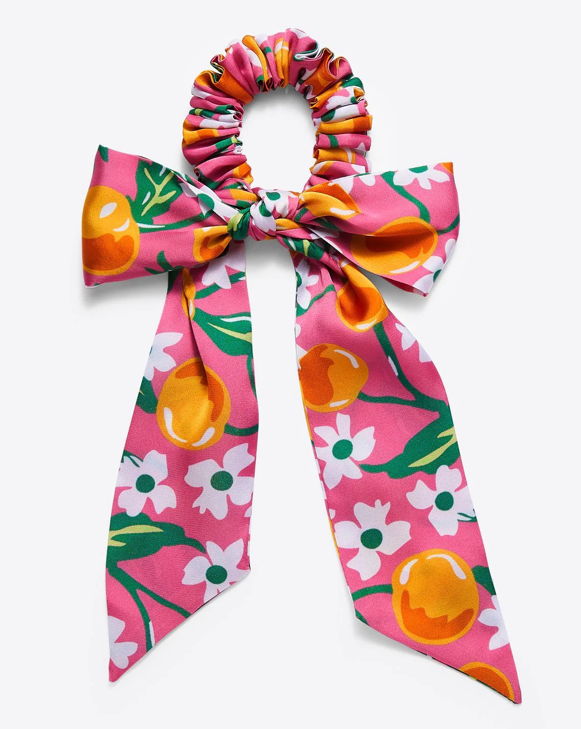 Scarf Scrunchie in Orange Blossom | Draper James (US)