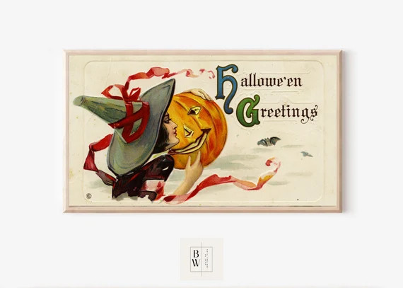 Samsung Frame TV Art  Halloween Frame TV Art  Vintage - Etsy | Etsy (US)