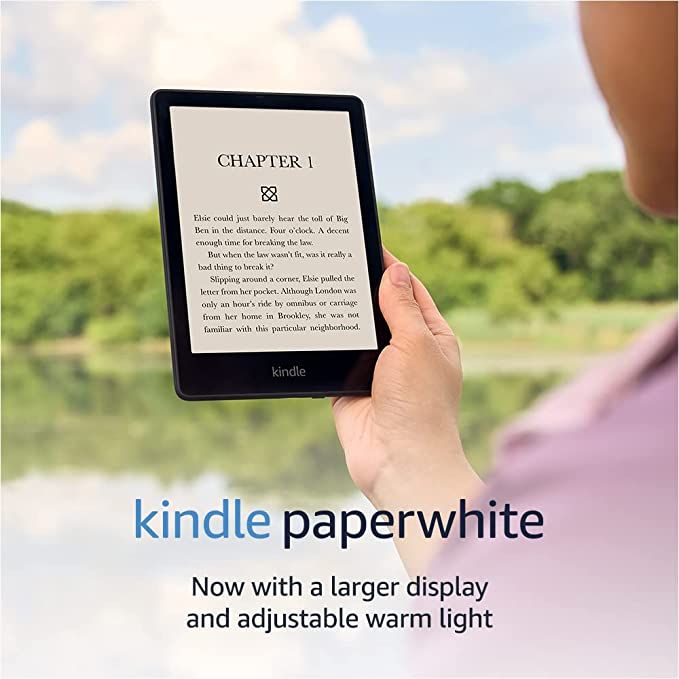 Kindle Paperwhite (8 GB): ahora con una pantalla de 6.8” y luz cálida ajustable, con anuncios | Amazon (US)