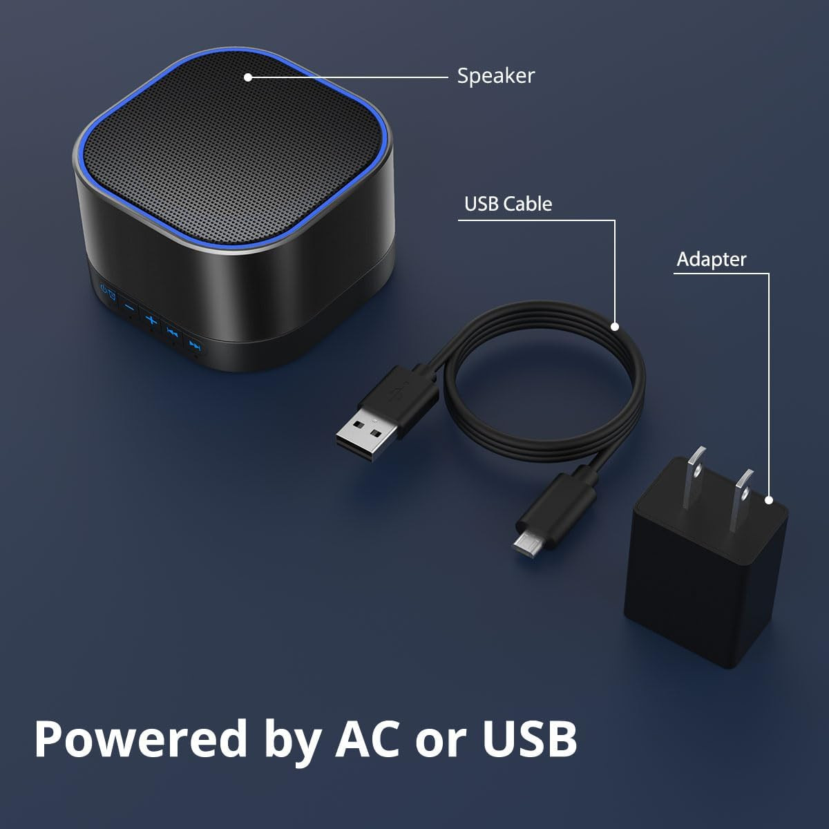 Magicteam Sound Machine White Noise Machine with 20 Non Looping Natural Soothing Sounds Memory Fu... | Amazon (US)