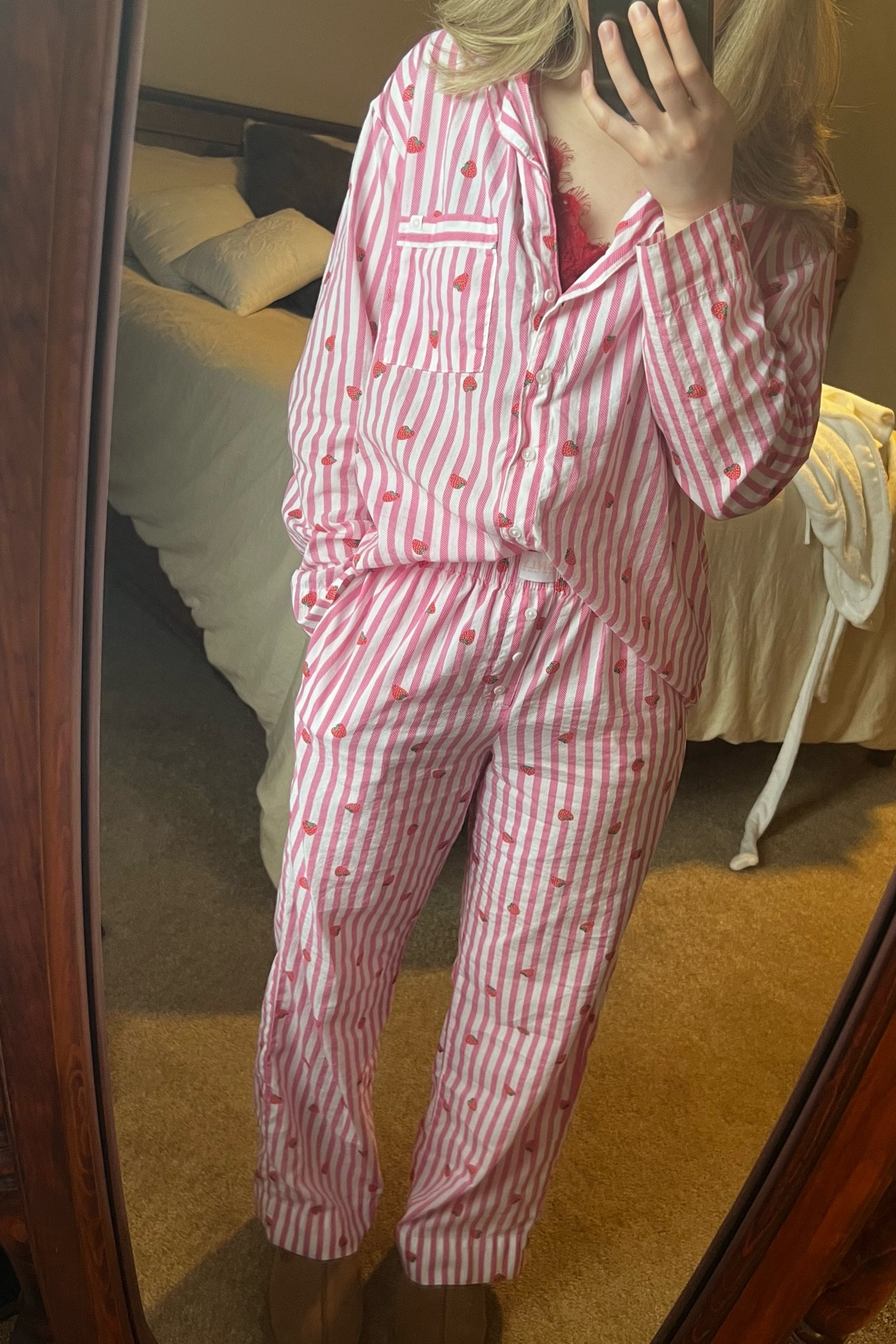 the cutest PJs for February 💘 I would size down from your usual. I take an XS. #valentines

#LTKSeasonal