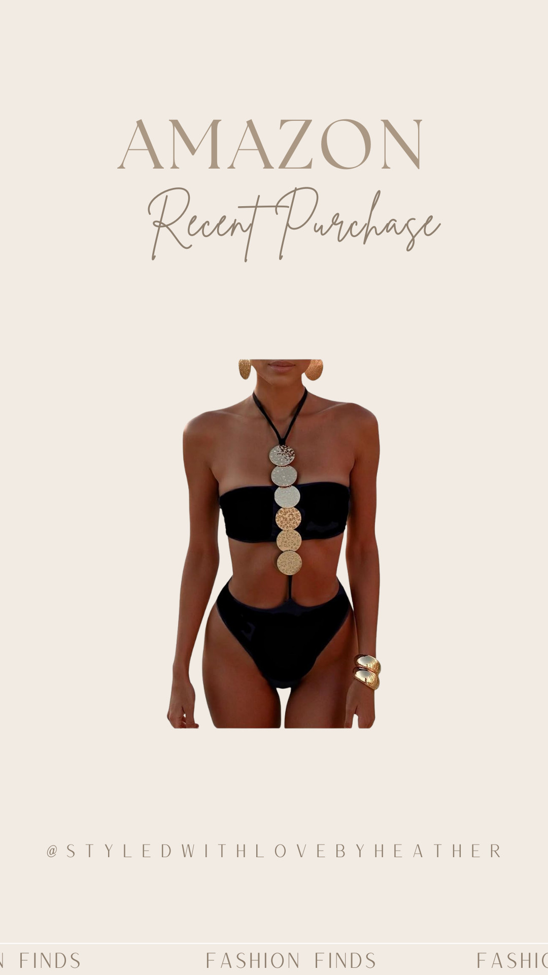 ✨ Recent Amazon find I’m loving ✨

This statement black bikini is such a standout for summer. The bold gold disc detail and cut-out design make it look so luxe and perfect for beach days, poolside lounging, or your next tropical vacation.

If you’re looking for a chic, eye-catching swimsuit that elevates your beach look, this is a must-have.
Linked on my LTK 🤍 ✨

 

 #LTKgrwm #LTKootd #LTKSwim