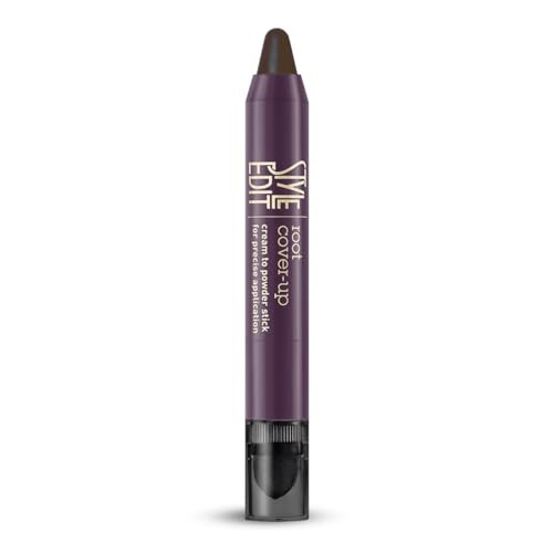 Style Edit Root Touch Up Stick | Temporary Hair Color for Gray Roots and Thinning Hair | Salon-Quality, Transfer-Resistant Hair Concealer | Dark Brown, 0.11 oz | Amazon (US)