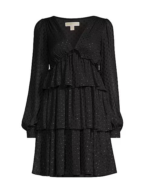 Tiered Ruffle Minidress | Saks Fifth Avenue
