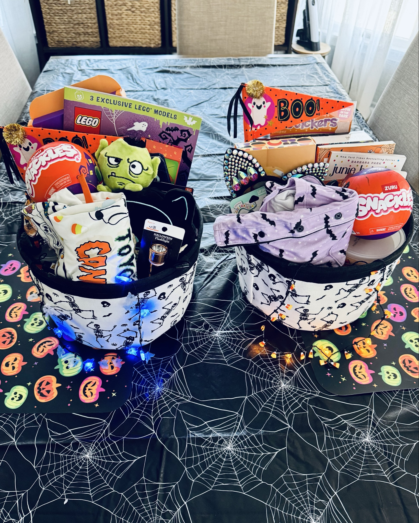 Kicking off spooky season with our annual boo baskets! 👻🍬📚 The kids are all set with candy, books, festive PJs, and a few fun surprises. I’d say we’re ready for Halloween! 🕸️🧡

#BooBaskets #HalloweenFun #SpookySeason #HalloweenTraditions #MomLife #HolidayMagic #FamilyTraditions #FallVibes #HalloweenForKids #BooBasketIdeas #HalloweenInspo #FestiveFavorites
 

#LTKHome #LTKSeasonal #LTKFamily #LTKKids #LTKSeasonal #LTKHalloween