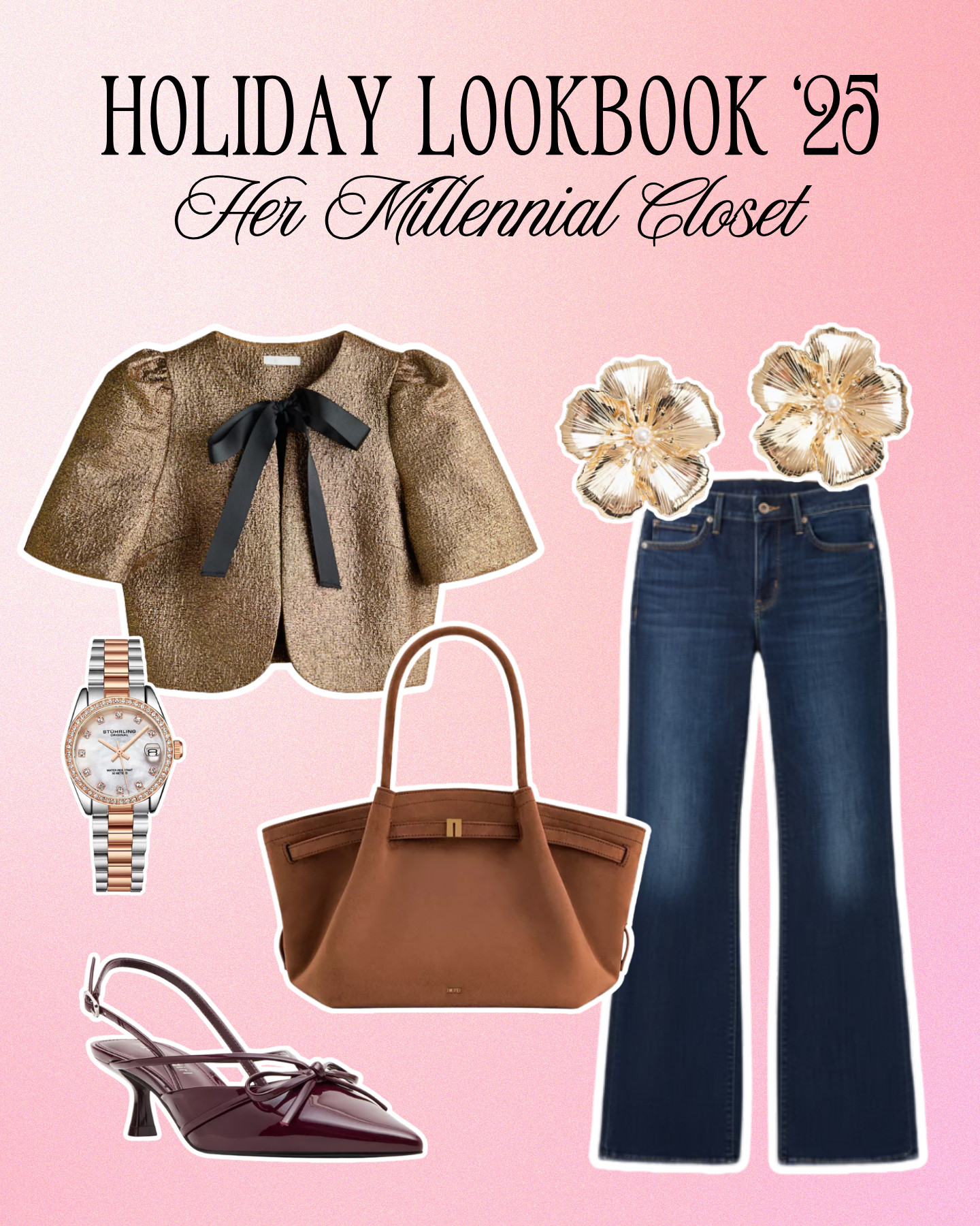 We're going in for that gold and denim moment, Sis! 

 

#LTKHoliday #LTKgrwm #LTKootd