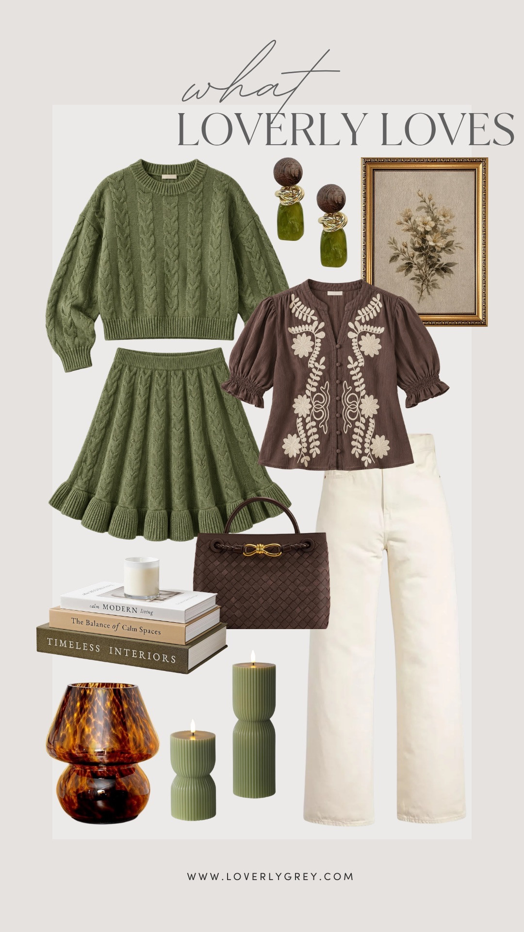 I'm loving this fall look and these home seasonal refresh decor items! These fashion finds are cozy, stylish, and perfect for any fall occasion.

Loverly grey, amazon home finds, seasonal fall decor affordable, fashion finds women, sweater skirt set, fall embroidered blouse 

 #LTKSeasonal #LTKHome