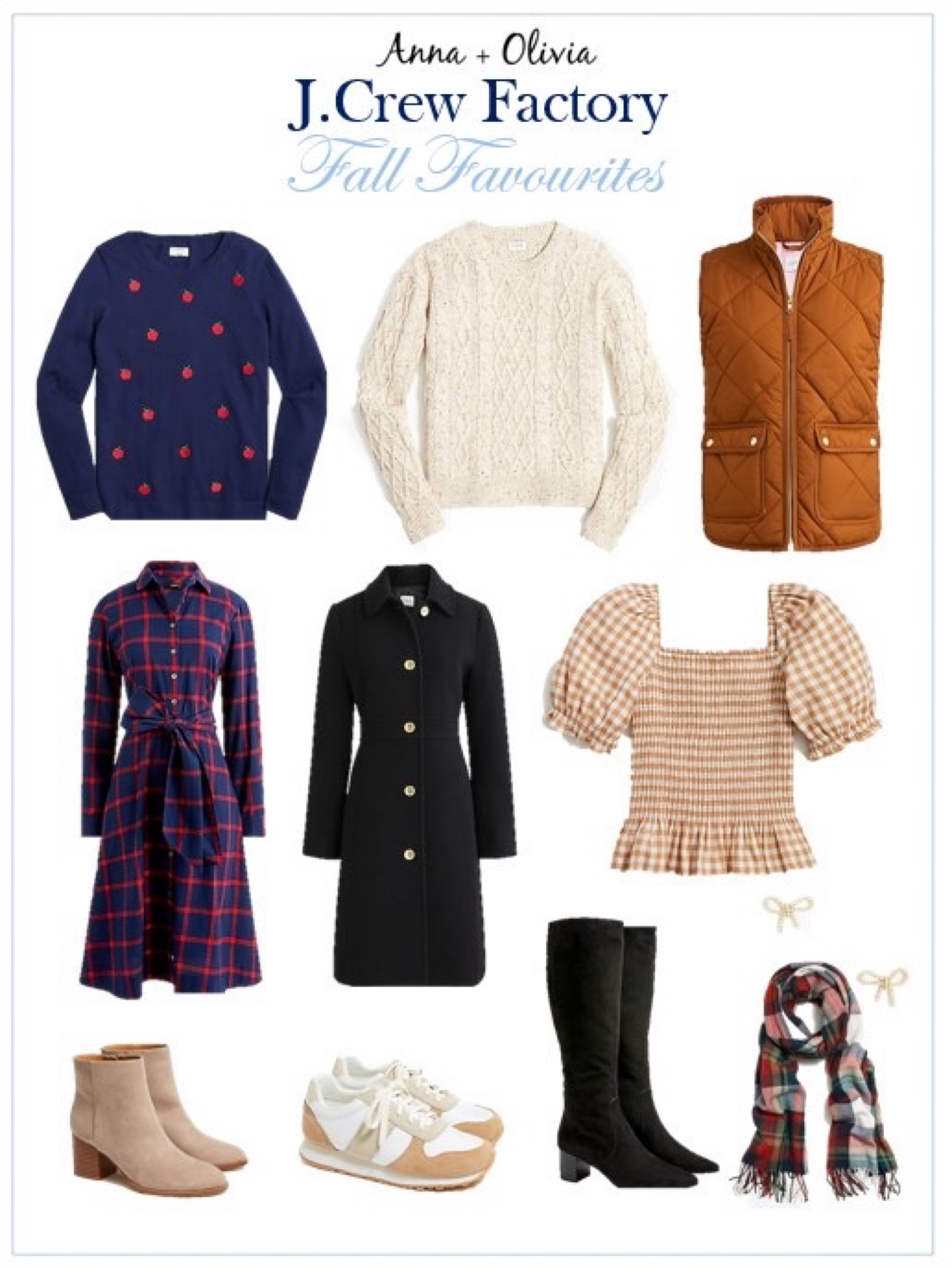 My J.Crew Factory Fall Favourites

They have some of the cutest pieces out this fall! They are also doing a 40% off sale right now!

#LTKstyletip #LTKsalealert #LTKunder100