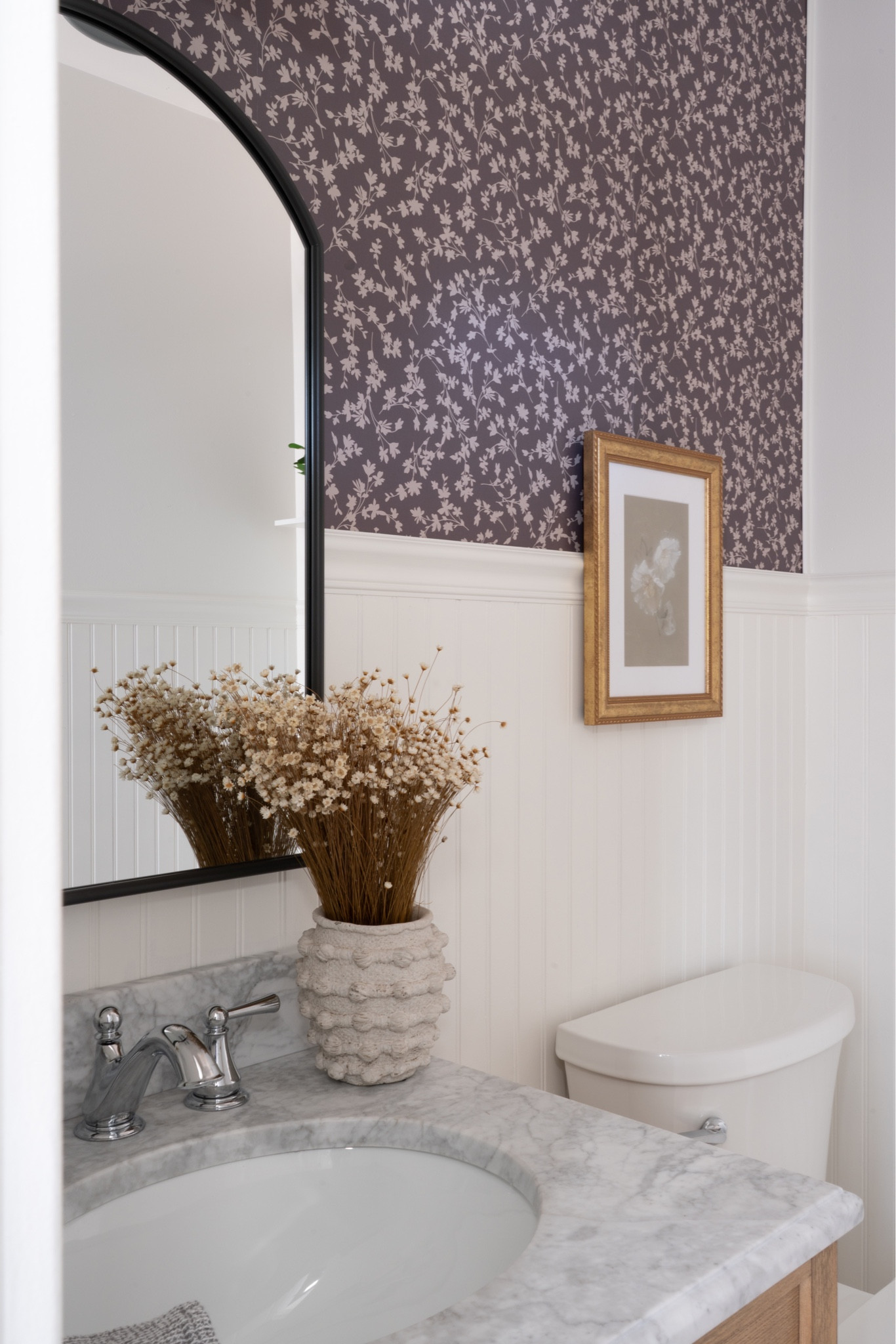 Pottery barn, powder bathroom, bathroom vanity, cane vanity, bathroom faucet, bathroom toilet, bathroom decor, toilet paper holder basket, tj maxx, Target, home goods 

#LTKunder50 #LTKunder100 #LTKhome