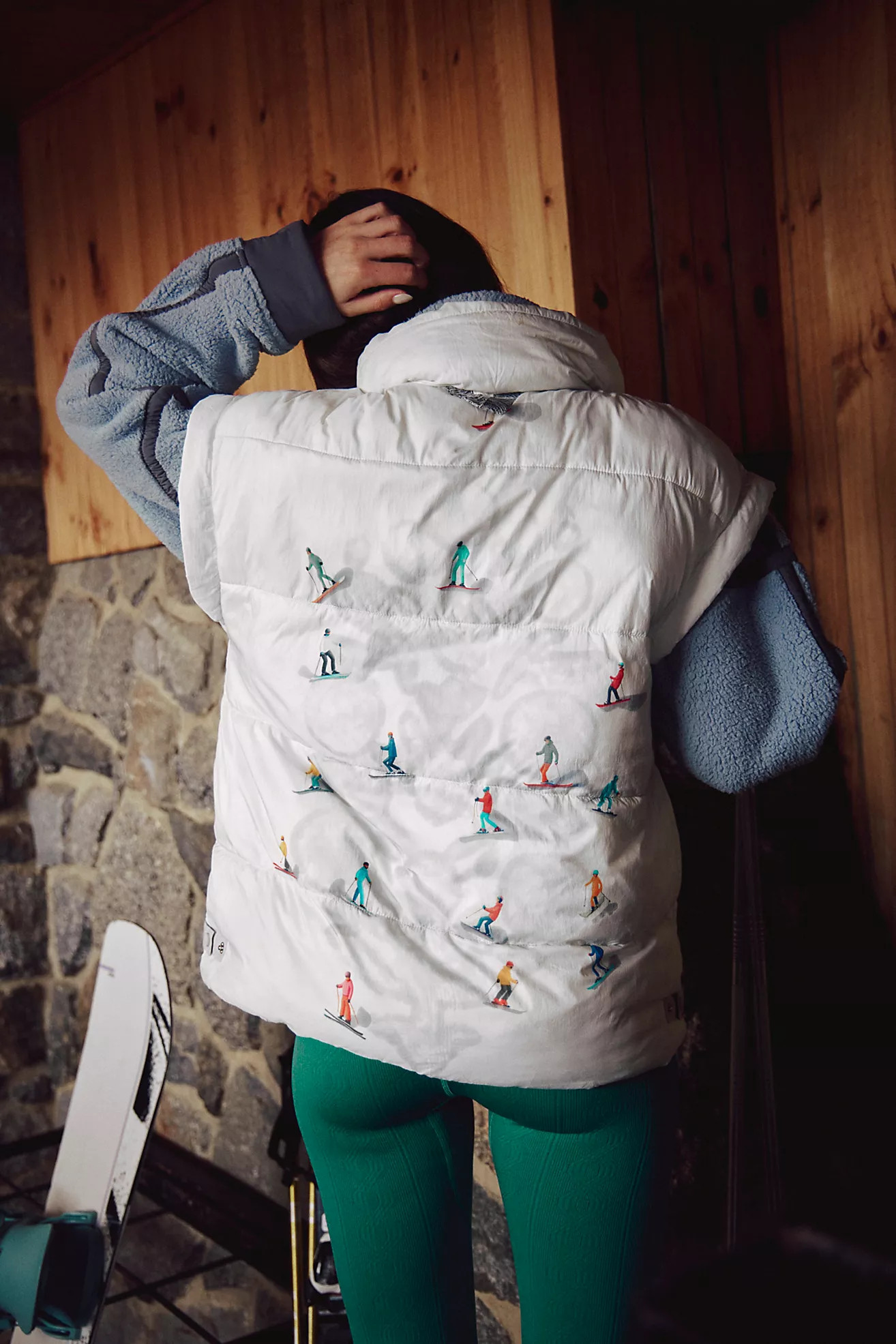 In A Bubble Printed Puffer Vest | Free People (Global - UK&FR Excluded)