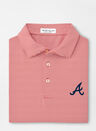 Atlanta Braves Jubilee Stripe Performance Polo | Peter Millar