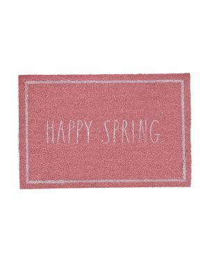 24x36 Happy Spring Doormat | TJ Maxx