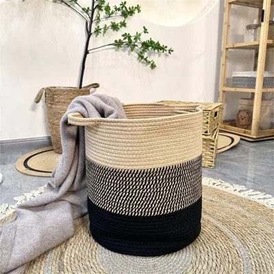 Fabric Laundry Basket with Handles | Wayfair North America