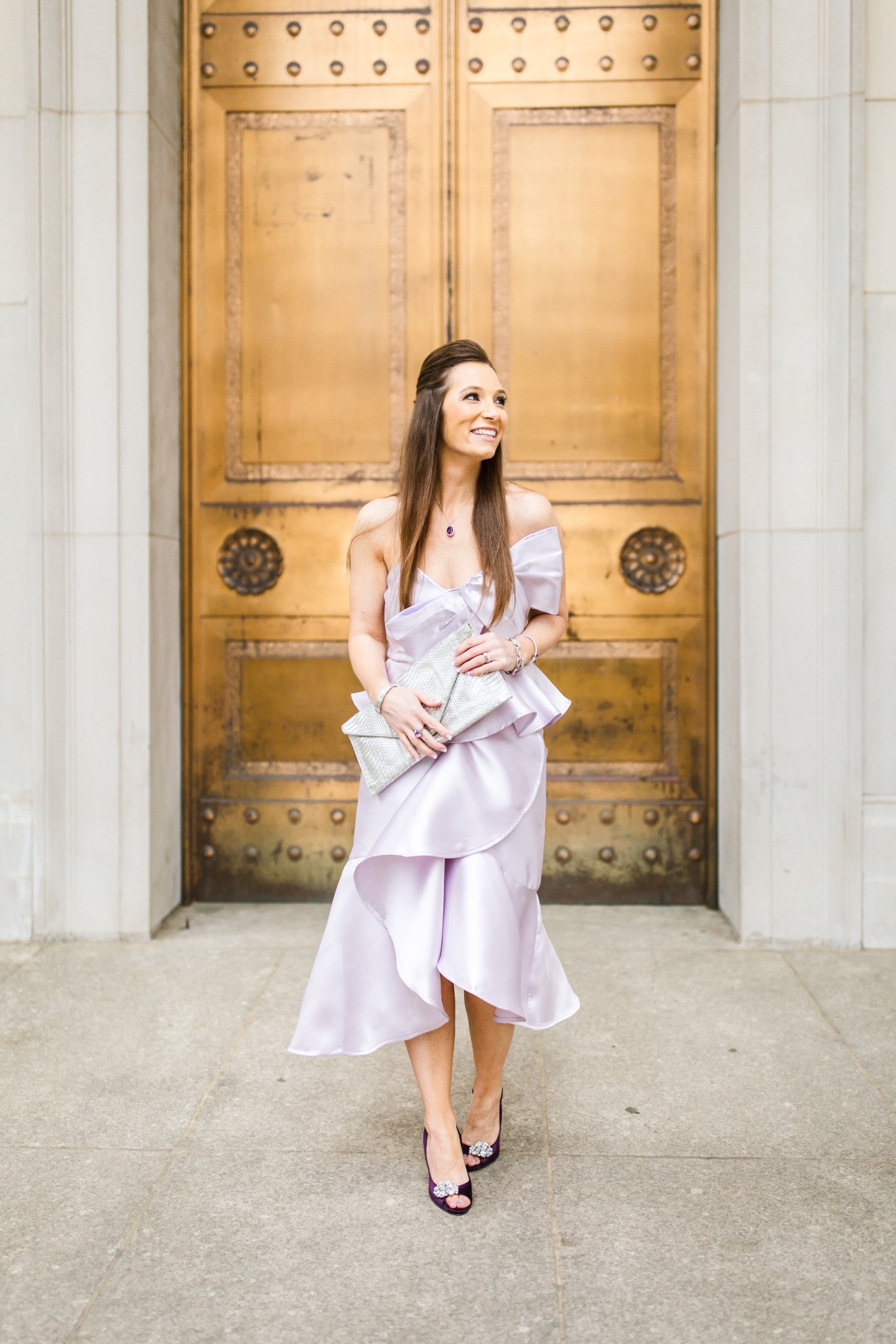 Wedding guest dress / spring wedding / lavender / satin gown 

#LTKWedding #LTKSeasonal #LTKootd