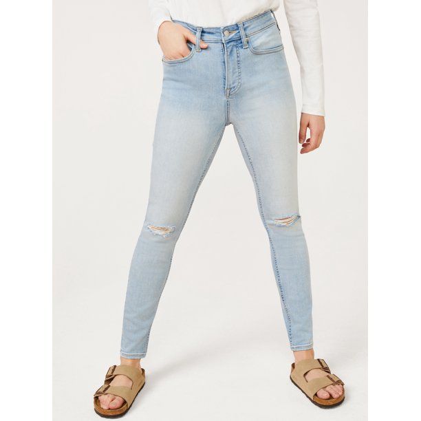 Free Assembly Women's Essential High Rise Skinny Jeans | Walmart (US)