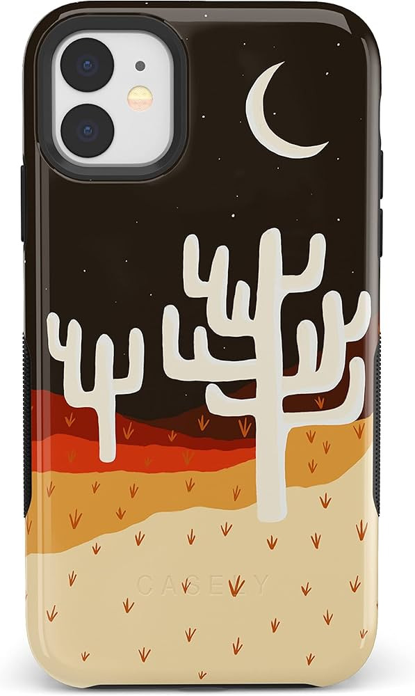Casely iPhone 11 Case | Desert Nights | Cactus Colorblock Case | Amazon (US)