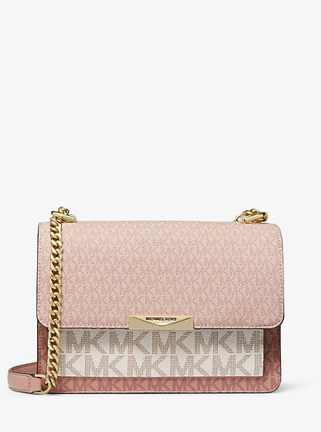 Jade Large Tri-Color Logo Crossbody Bag | Michael Kors US