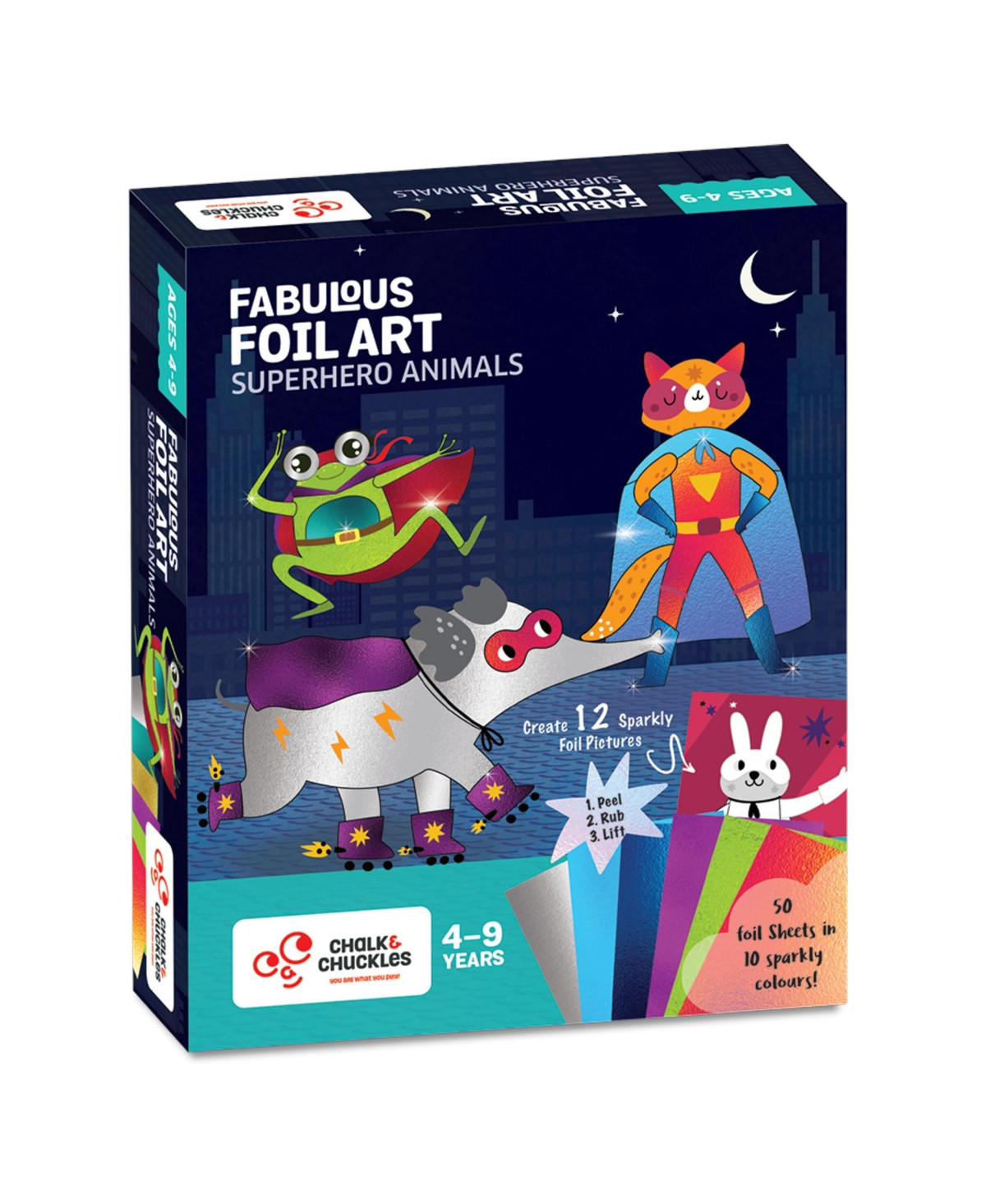 Chalk & Chuckles - Fabulous Foil Art-Superhero Animals | Macy's
