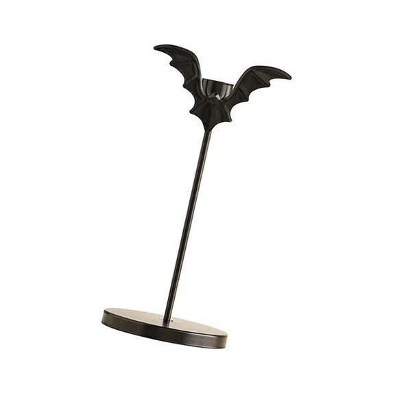 Bat Shape Candelabra Halloween Decoration Iron Taper Candleholder Easy Setups Festives Table Cent... | Walmart (US)